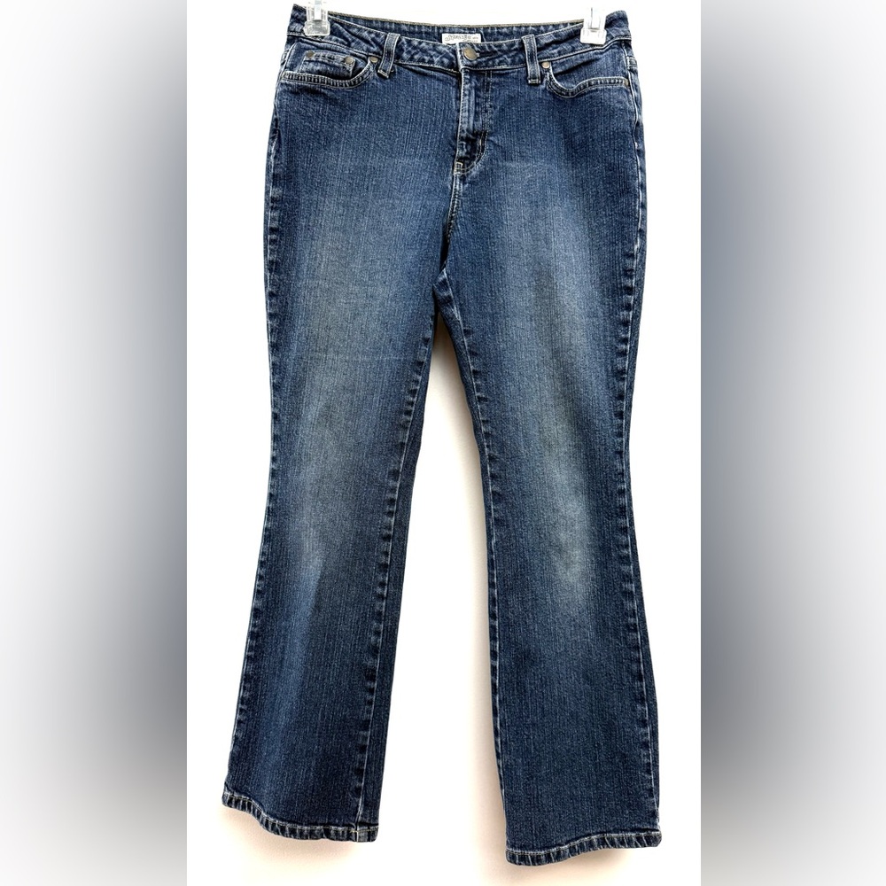 St. John's Bay Medium Blue Boot Cut Jeans